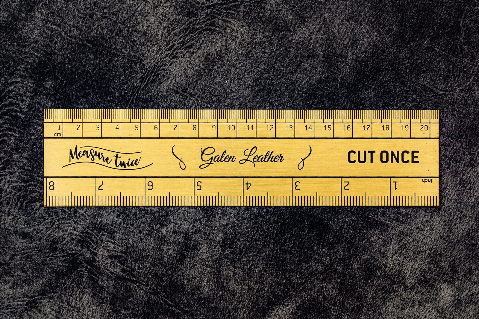 Vintage Pirinç Cetvel