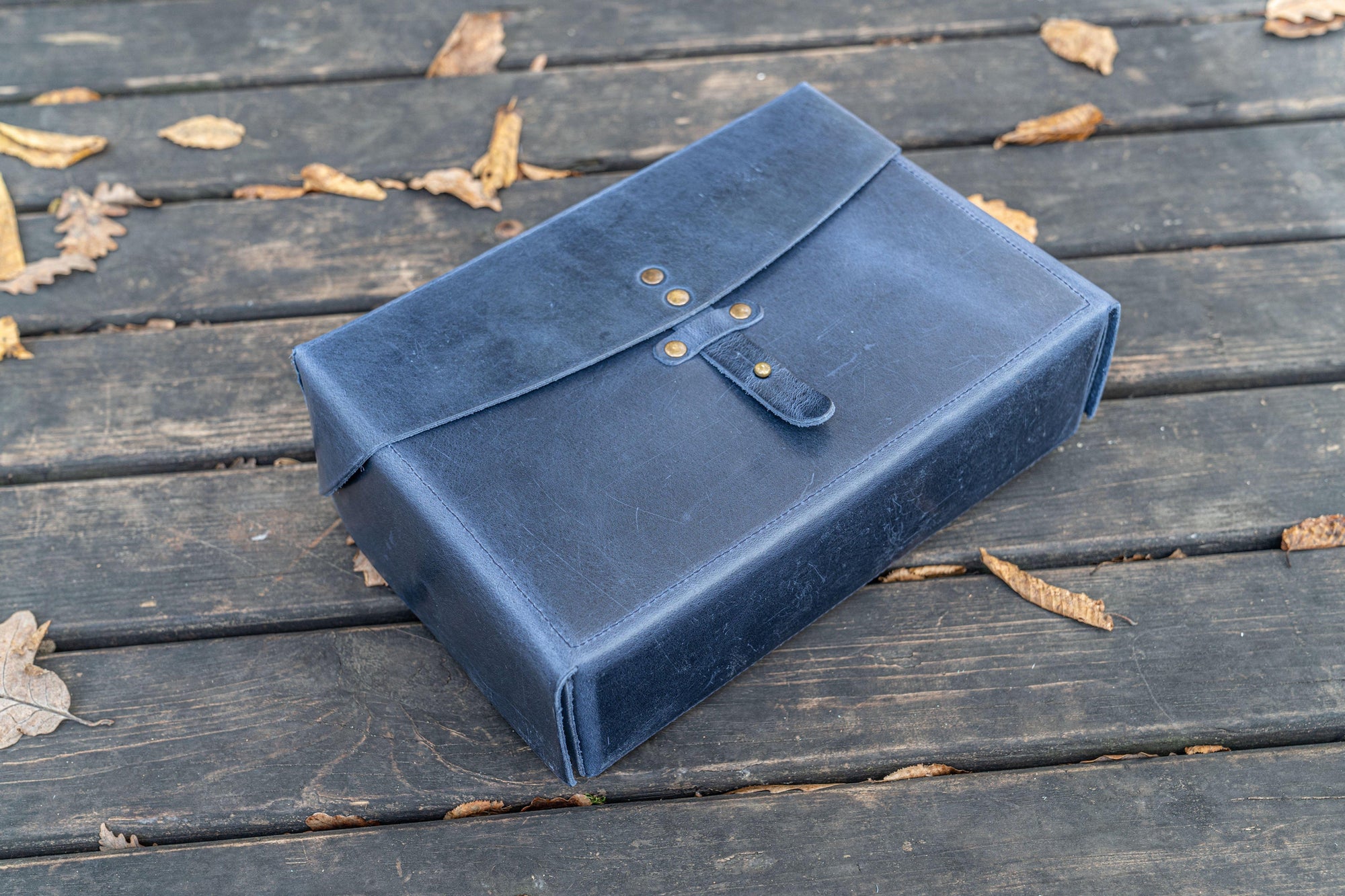 Writer&#39;s Medic Bag - Crazy Horse Koyu Mavi