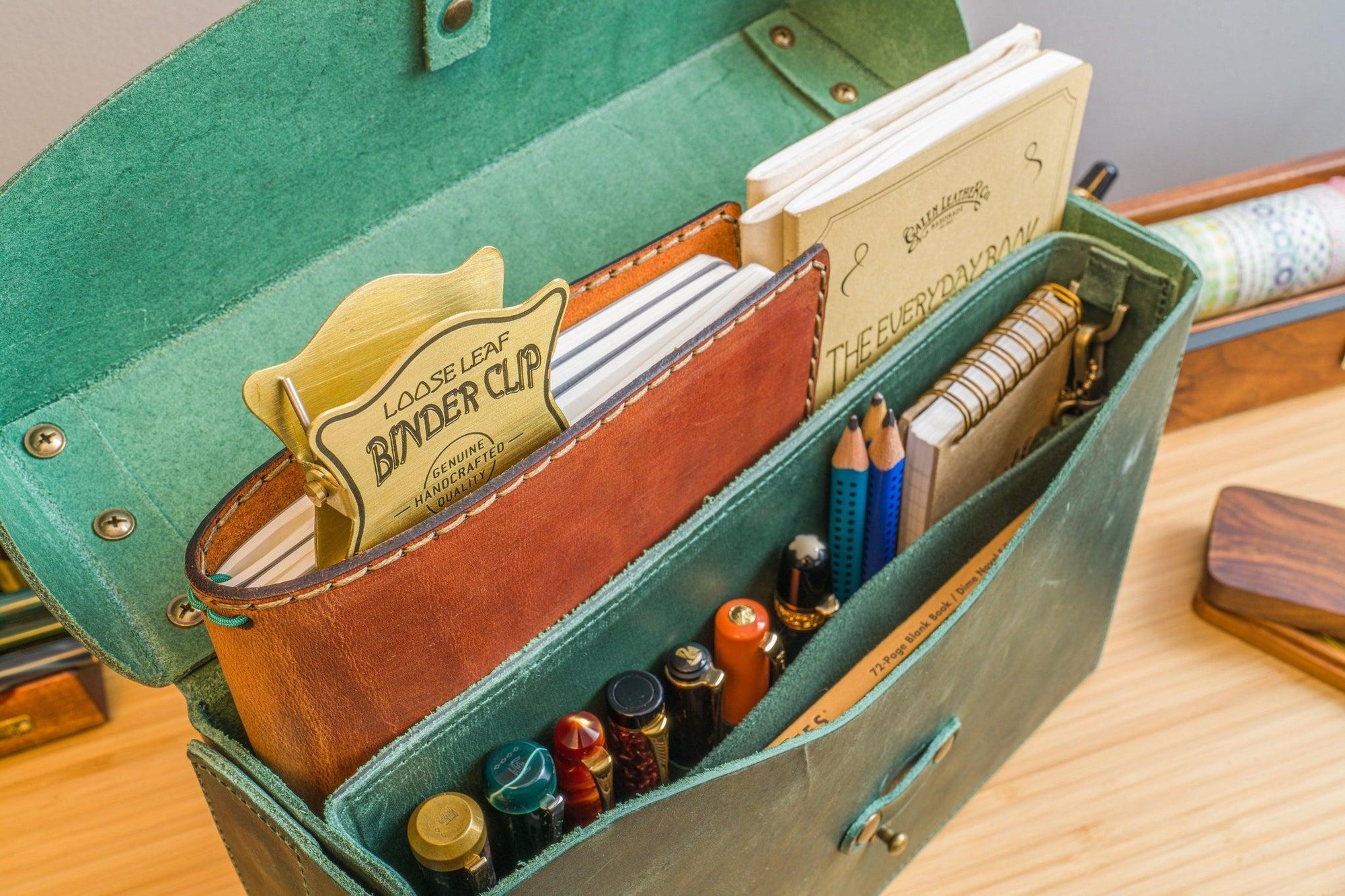 Writer&#39;s Medic Bag - Crazy Horse Orman Yeşili