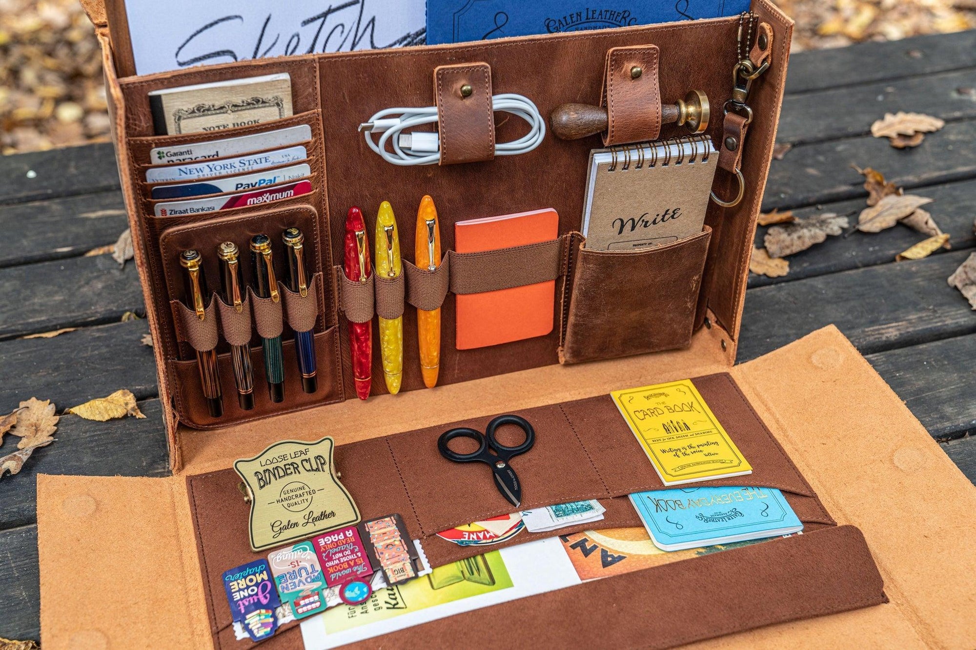 Writer&#39;s Medic Bag XLarge - Crazy Horse Yanık Taba