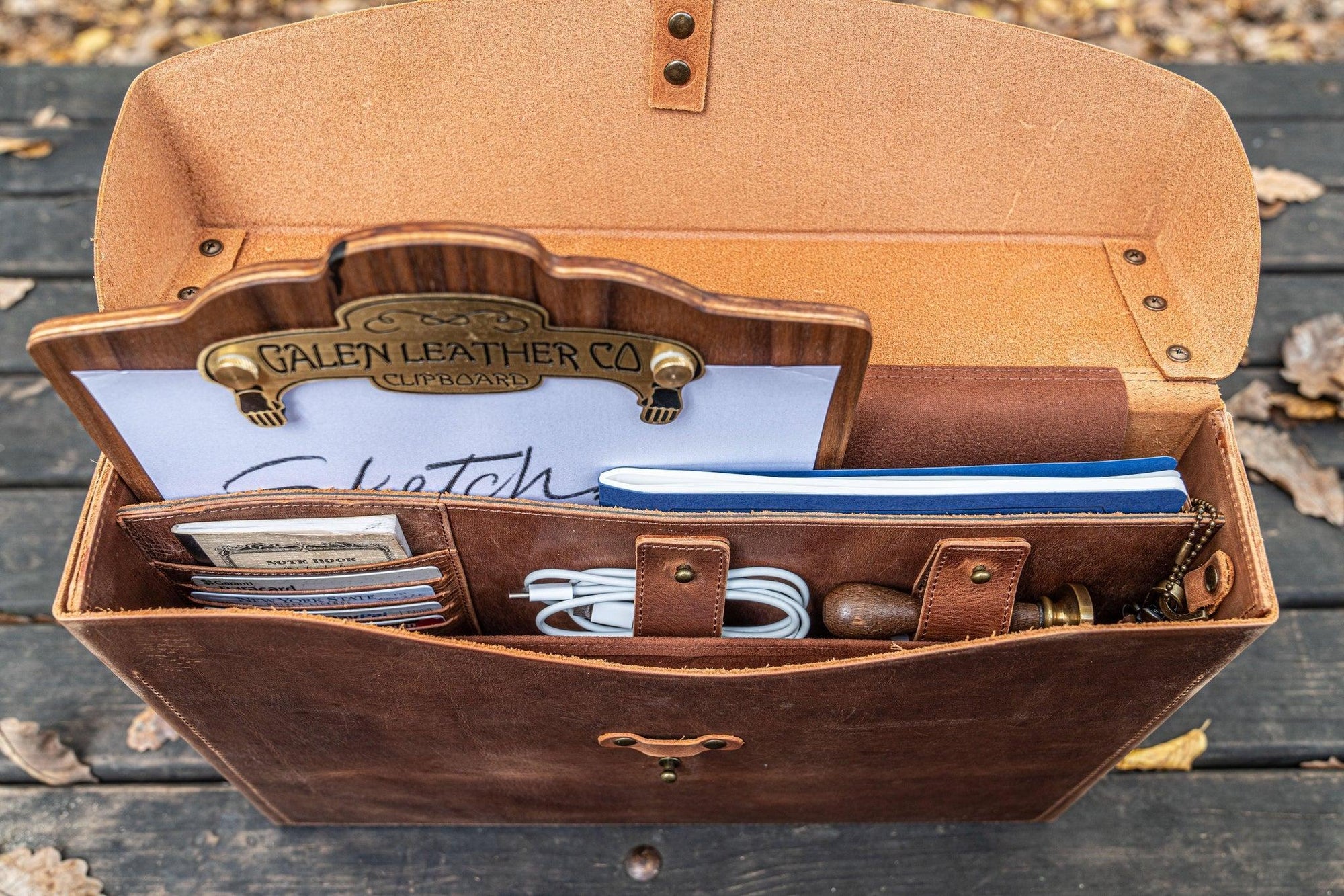 Writer&#39;s Medic Bag XLarge - Crazy Horse Yanık Taba