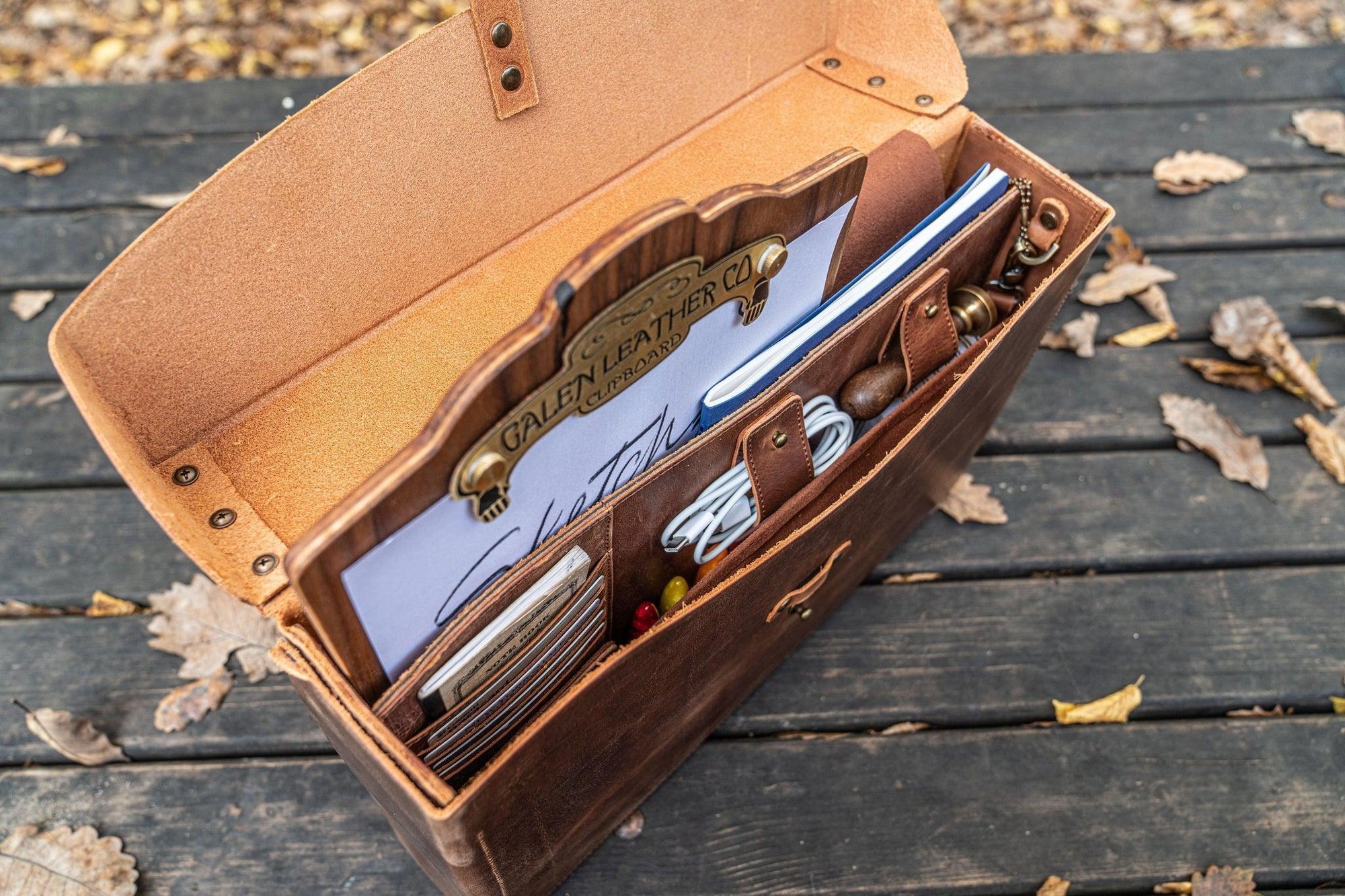 Writer&#39;s Medic Bag XLarge - Crazy Horse Yanık Taba